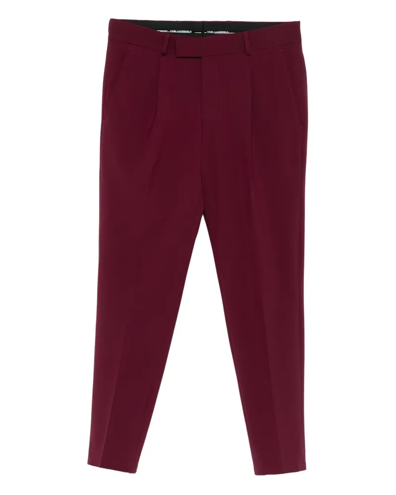 Karl Lagerfeld Hose mit Seitentaschen - Rot Rot