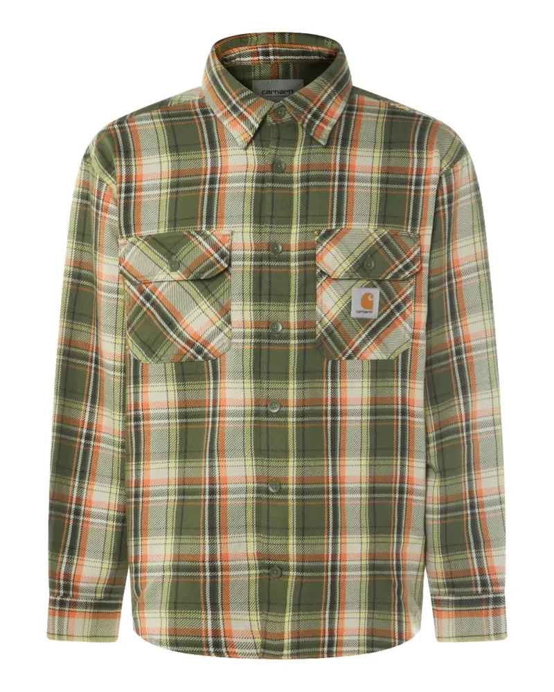 Carhartt WIP pocket checked shirt - Grün Grün