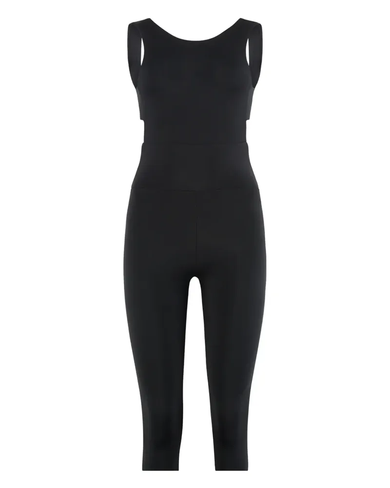 Live The Process Rückenfreier Orbit Jumpsuit - Schwarz Schwarz