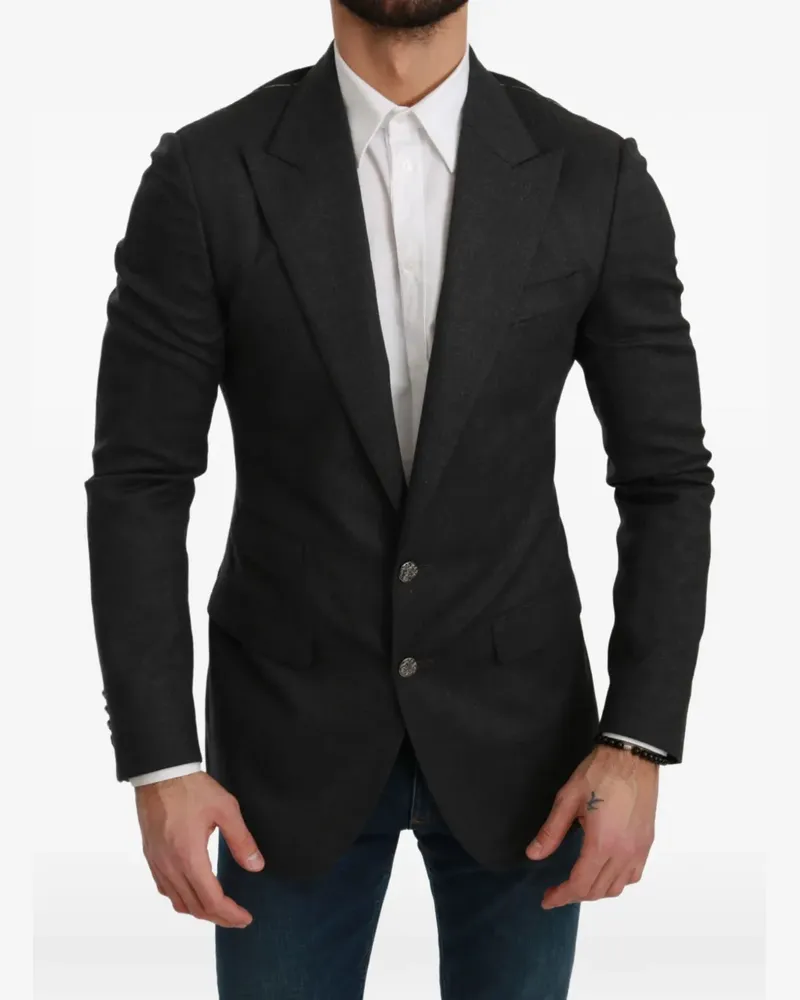 Dolce & Gabbana Einreihiges Sakko - Grau Grau