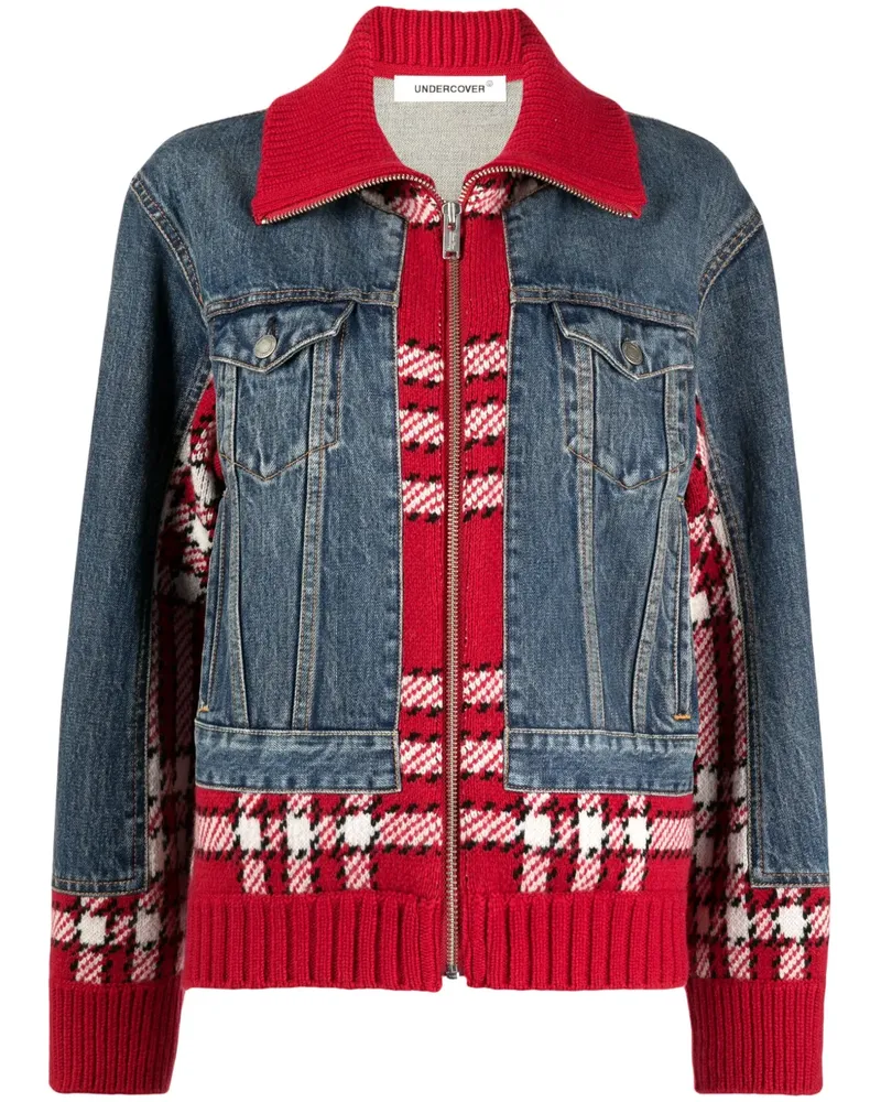 Undercover Jacke mit Kontrasteinsätzen - Blau Blau