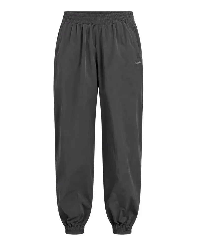 Guess logo-print track pants - Grau Grau
