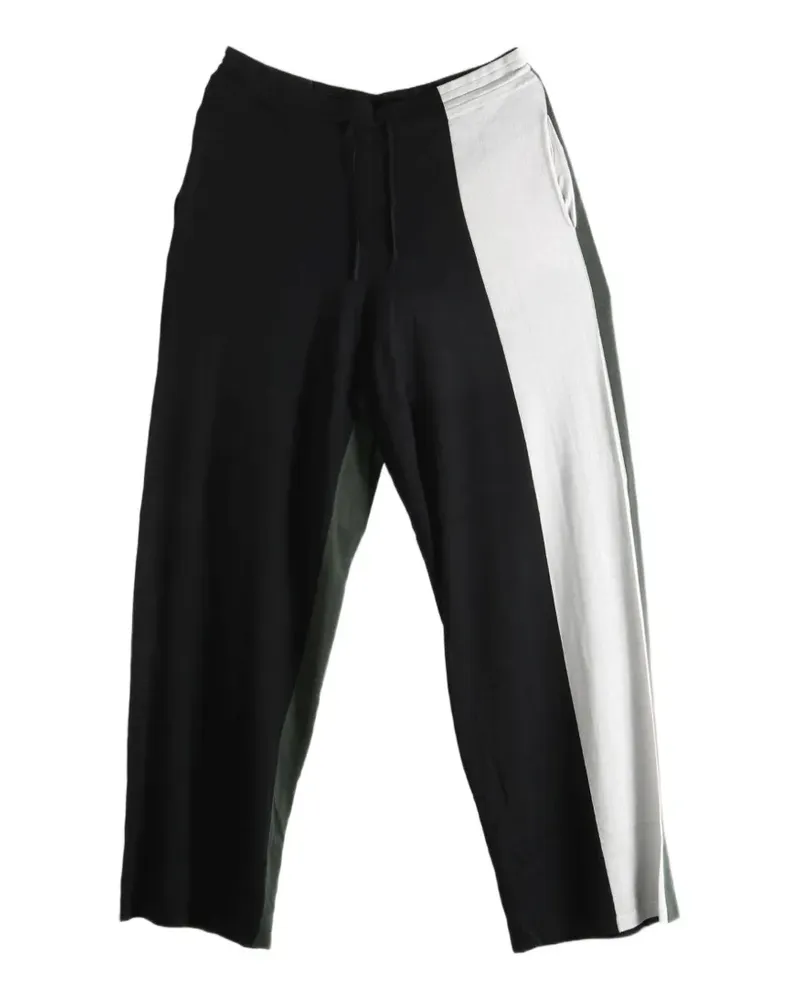 KIKO KOSTADINOV colour-block drawstring track pants - Schwarz Schwarz