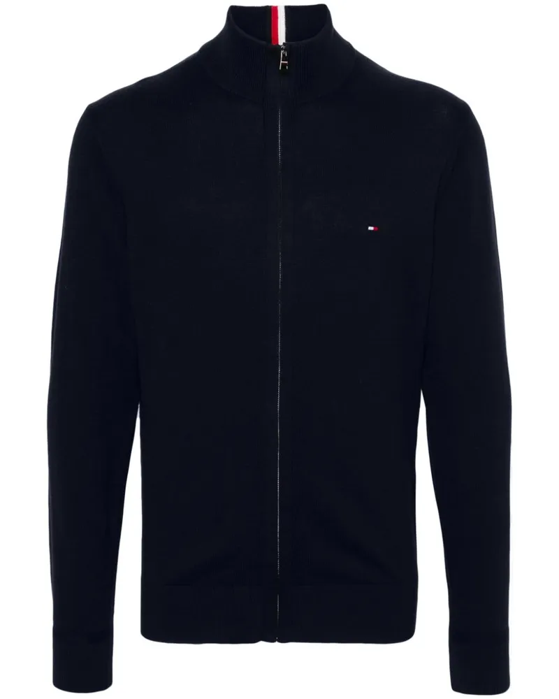 Tommy Hilfiger Jacke mit Logo-Patch - Blau Blau