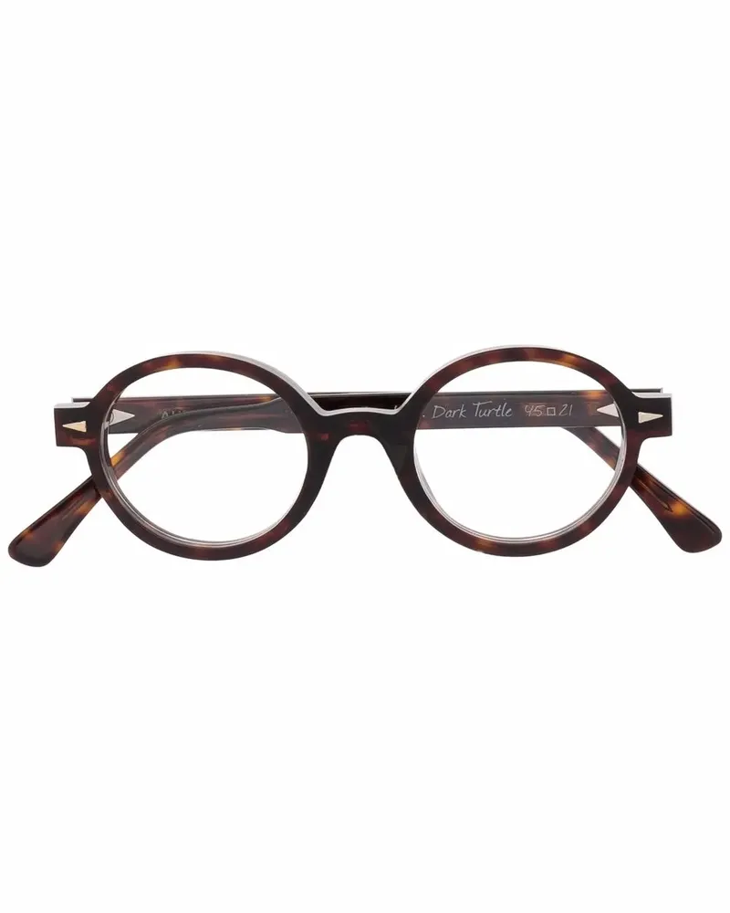 AHLEM Runde Brille in Schildpattoptik - Braun Braun