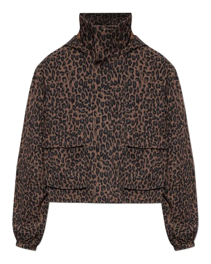The Upside Ludlow Ace Jacke mit Leopardenprint - Braun Braun