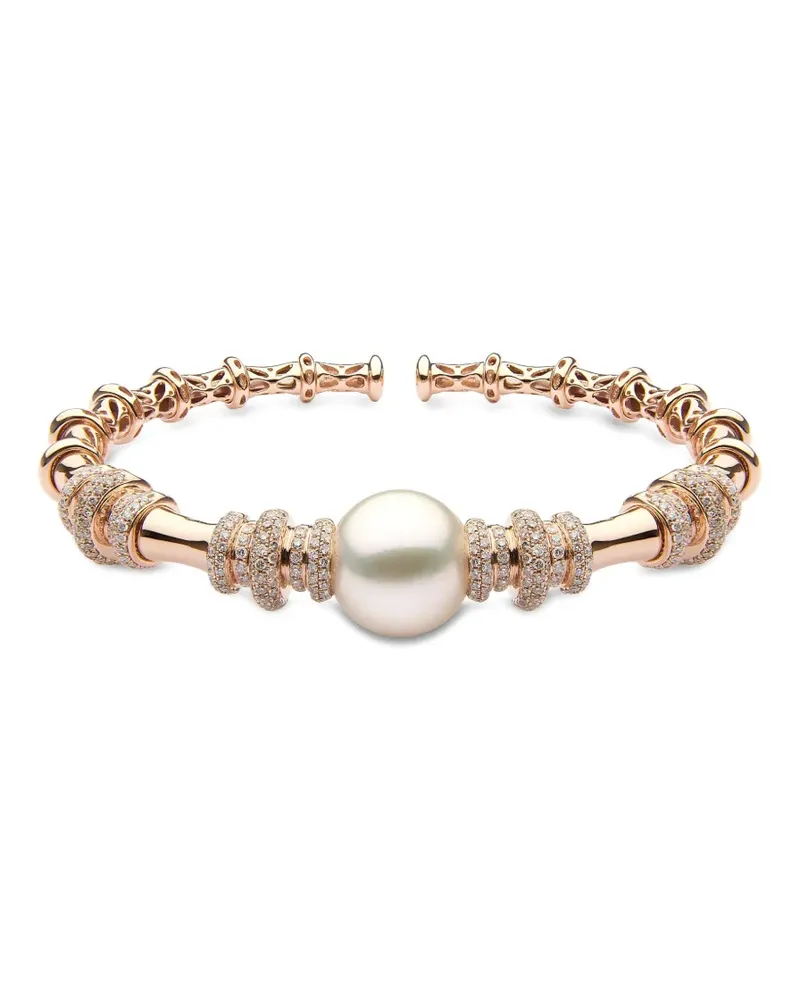 YOKO London 18kt Astral Rotgoldarmreif mit Diamanten und Perlen - Rosa Rosa