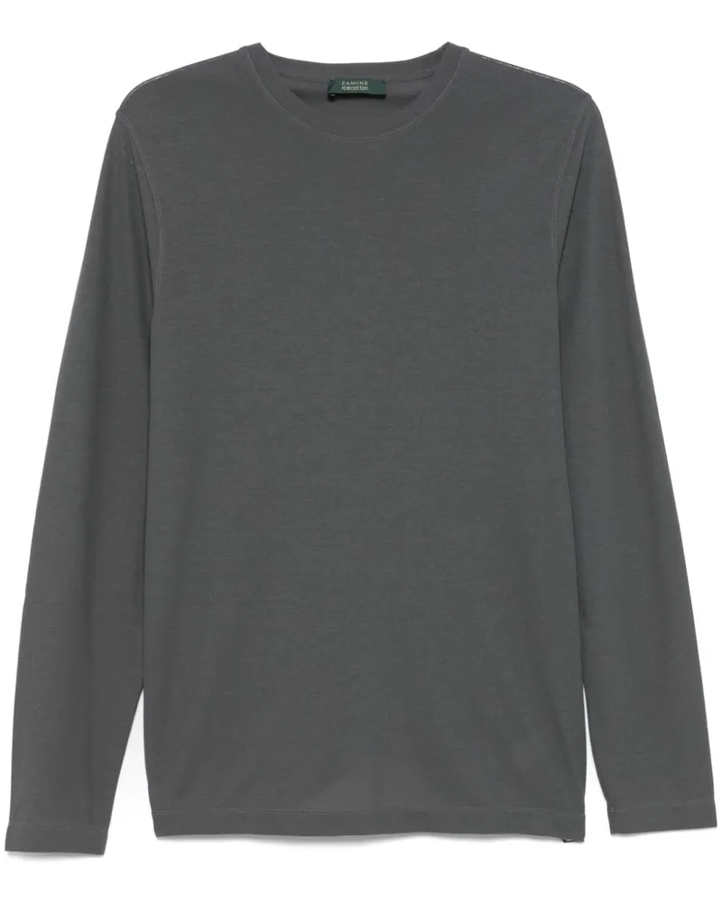 Zanone Klassisches T-Shirt - Grau Grau