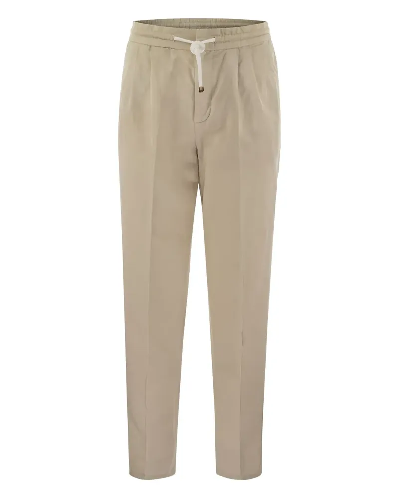 Brunello Cucinelli drawstring trousers - Nude Nude