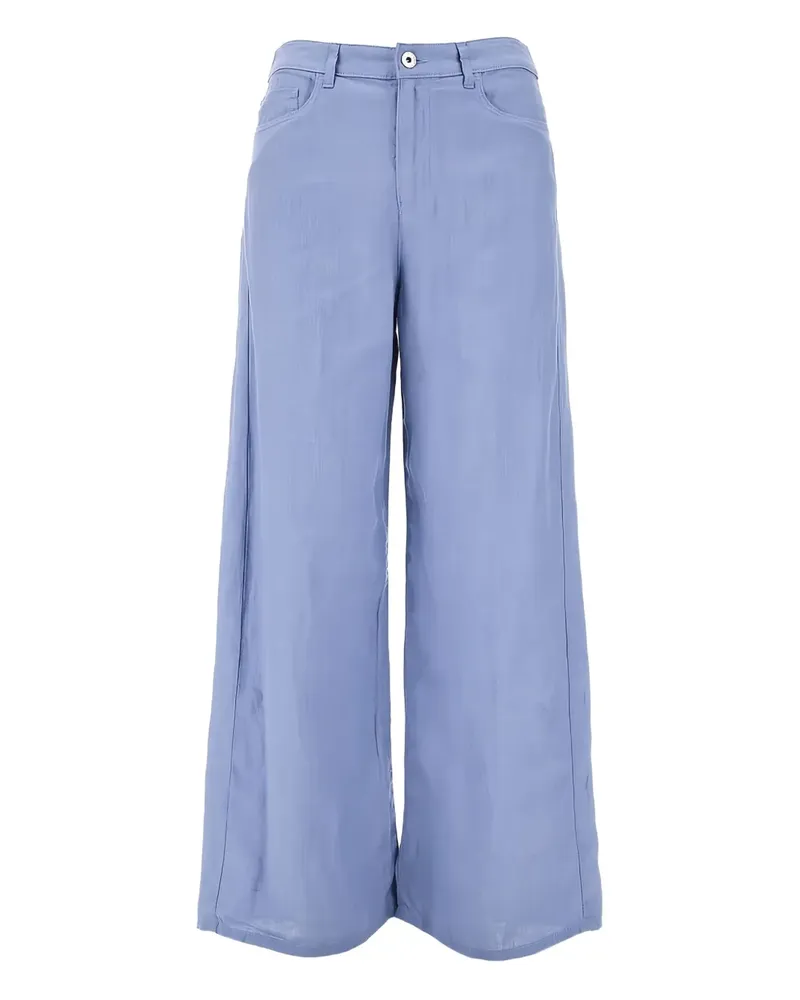 Emporio Armani Hose aus Leinen - Blau Blau