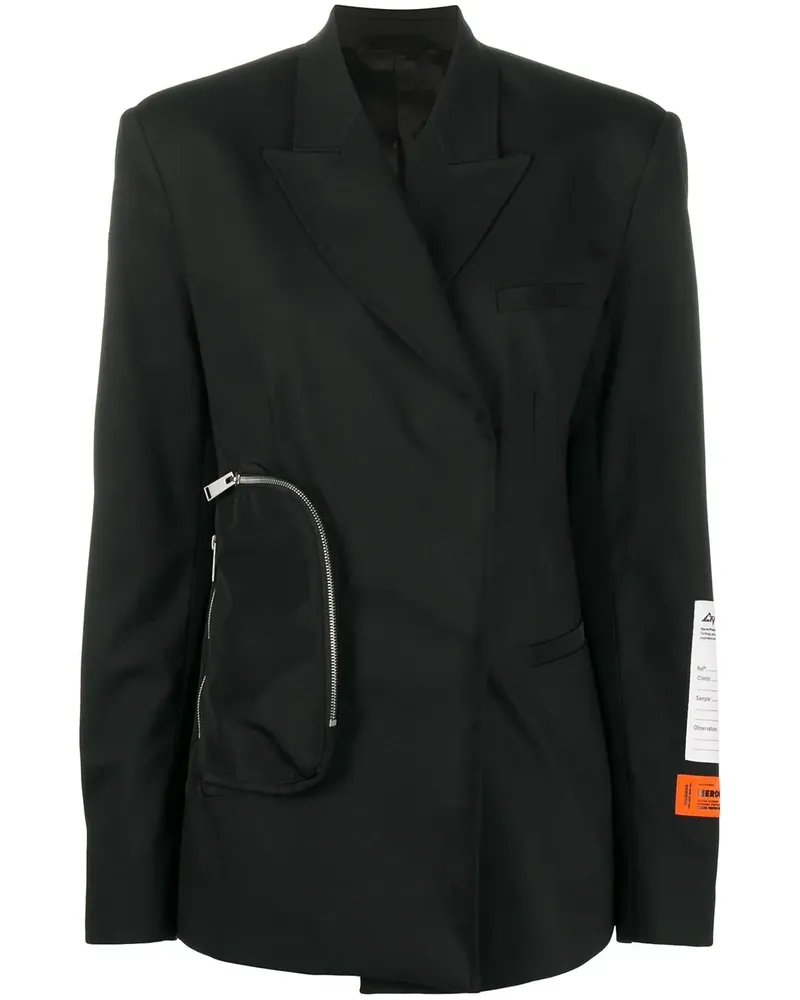 Heron Preston Blazer in Wickeloptik - 1000 BLACK 1000