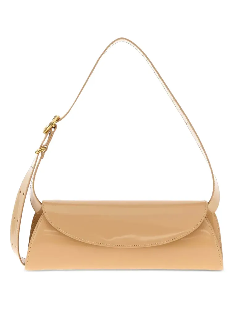 Jil Sander Kleine Cannolo Schultertasche - Nude Nude