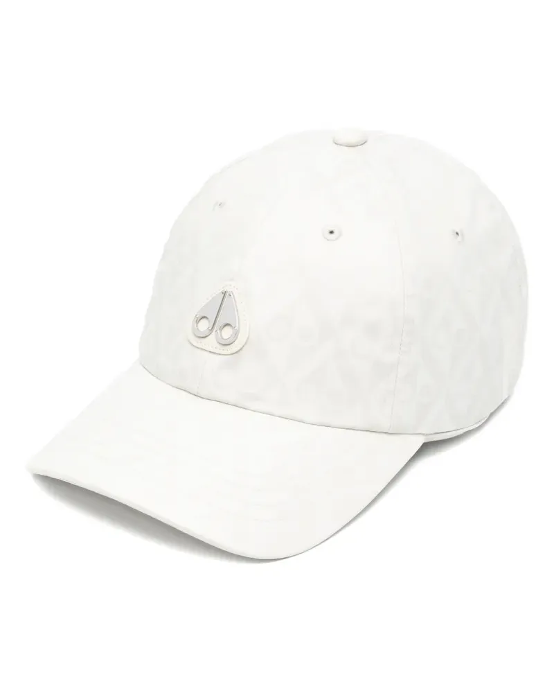 Moose Knuckles logo-pattern baseball cap - Nude Nude