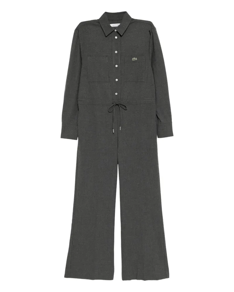 Lacoste Jumpsuit mit Logo-Stickerei - 050-GREY 050-grey