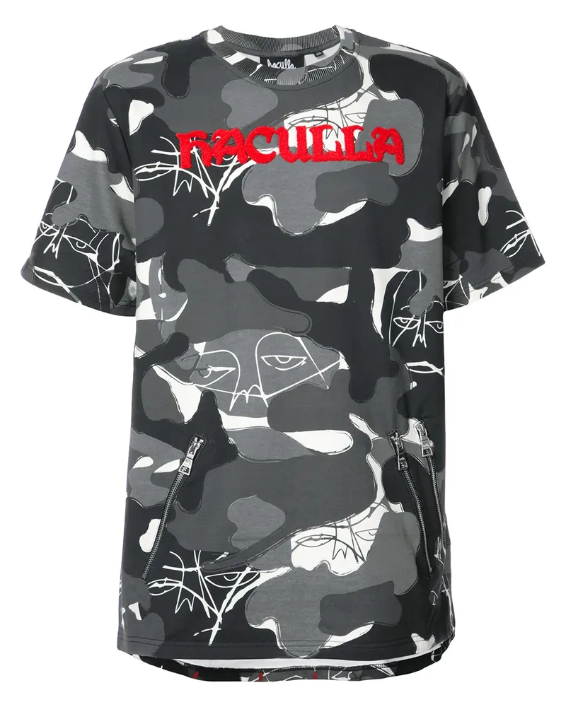 Haculla Eyes on Death' T-shirt - Schwarz Schwarz