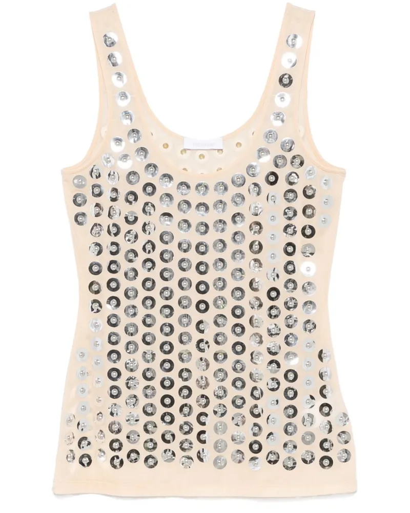 Paco Rabanne Haut Tanktop - Nude Nude