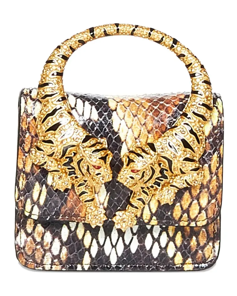 Roberto Cavalli Mini Roar Tote Bag - Braun Braun