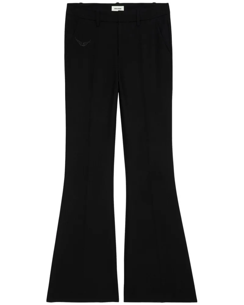 Zadig & Voltaire Ausgestellte Prevy Hose - Schwarz Schwarz