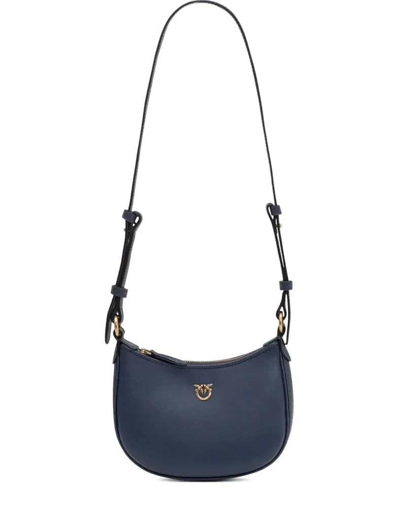 Pinko Halbrunde Schultertasche - Blau Blau
