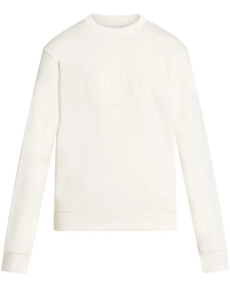 Lacoste Sweatshirt mit Logo-Print - Weiß Weiß