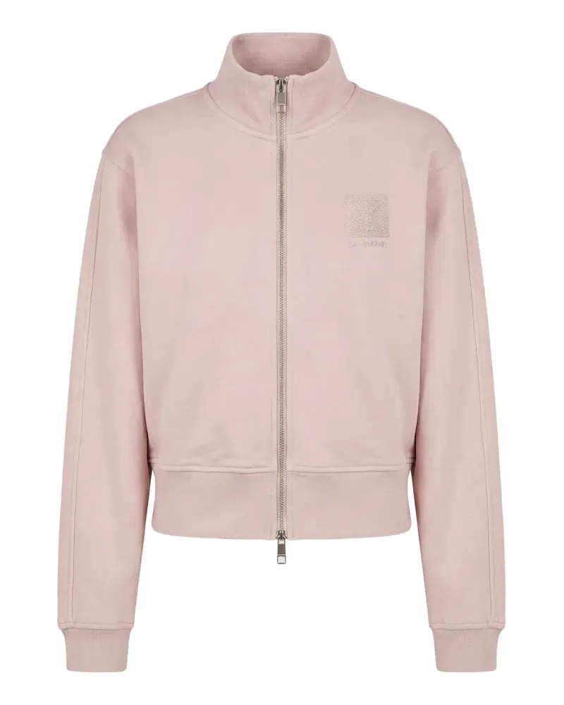 Calvin Klein Sweatshirt mit Reißverschluss - Rosa Rosa