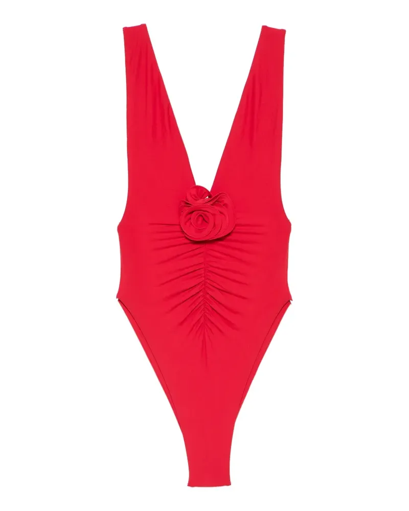 La Reveche Samira ruched swimsuit - Rot Rot