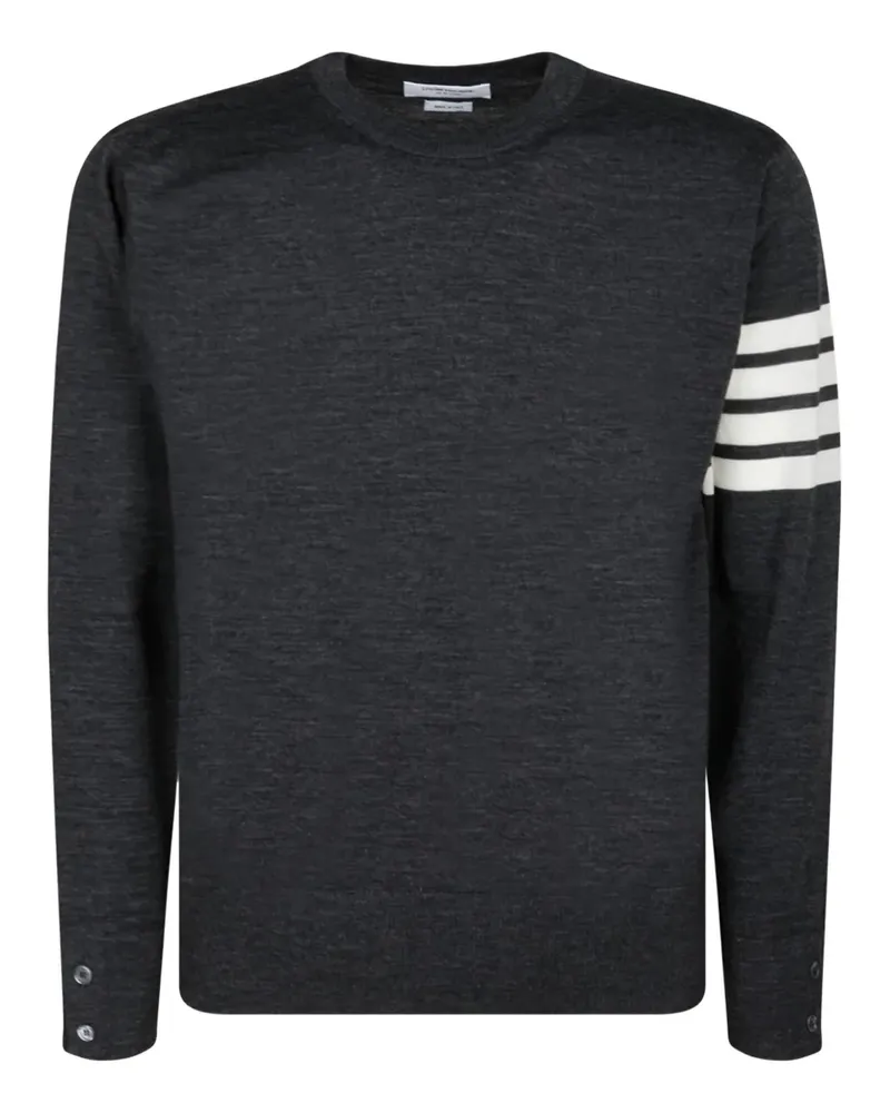 Thom Browne Pullover mit Rundhalsausschnitt - Grau Grau
