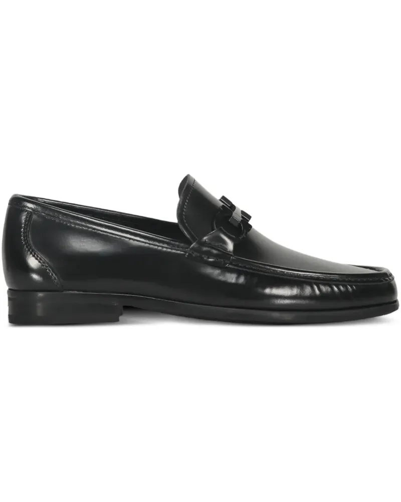 Ferragamo Grandioso Loafer mit Gancini-Detail - Schwarz Schwarz