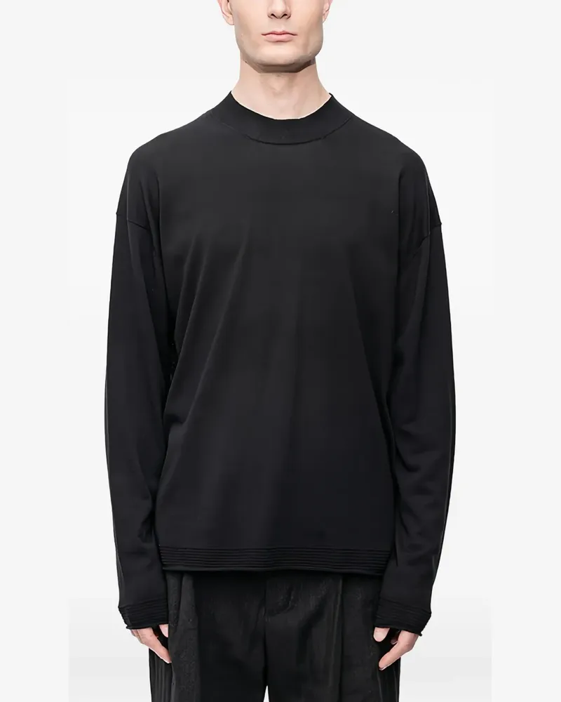 The Viridi-anne Langärmeliger Pullover - Schwarz Schwarz