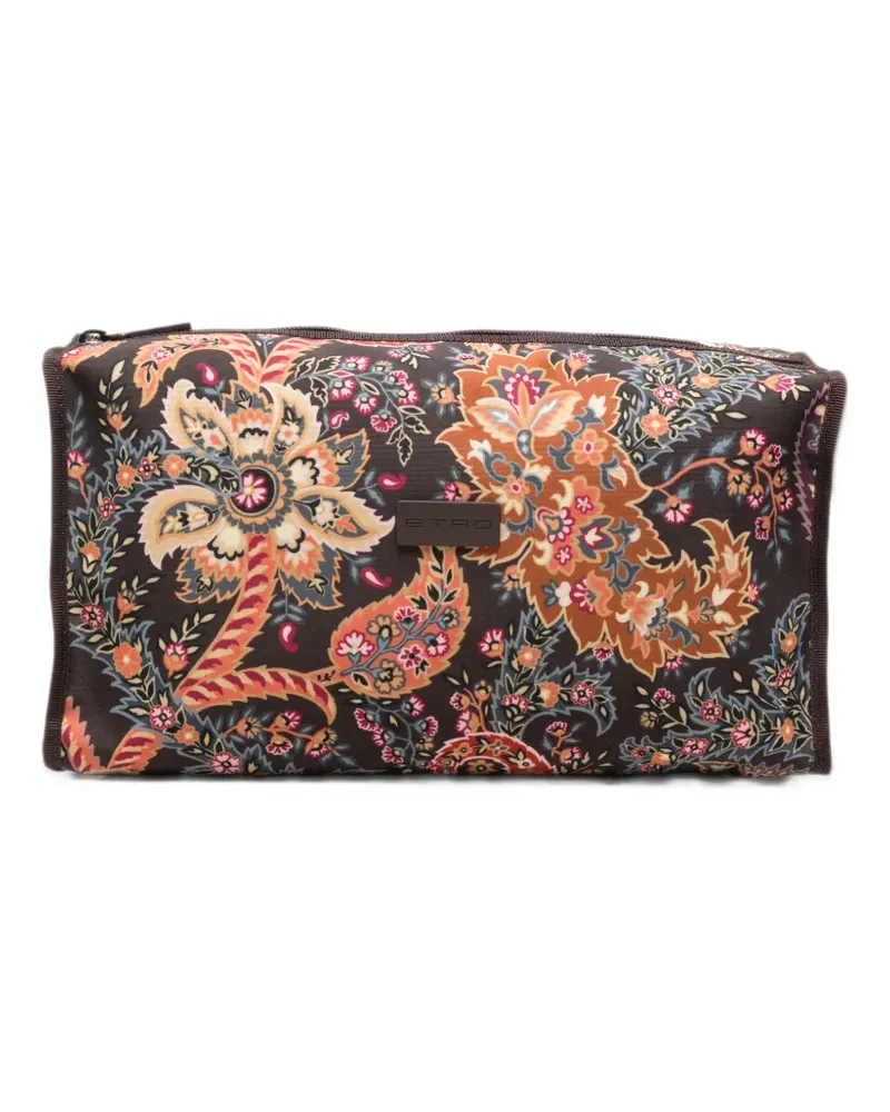 Etro paisley-print wash bag - Braun Braun