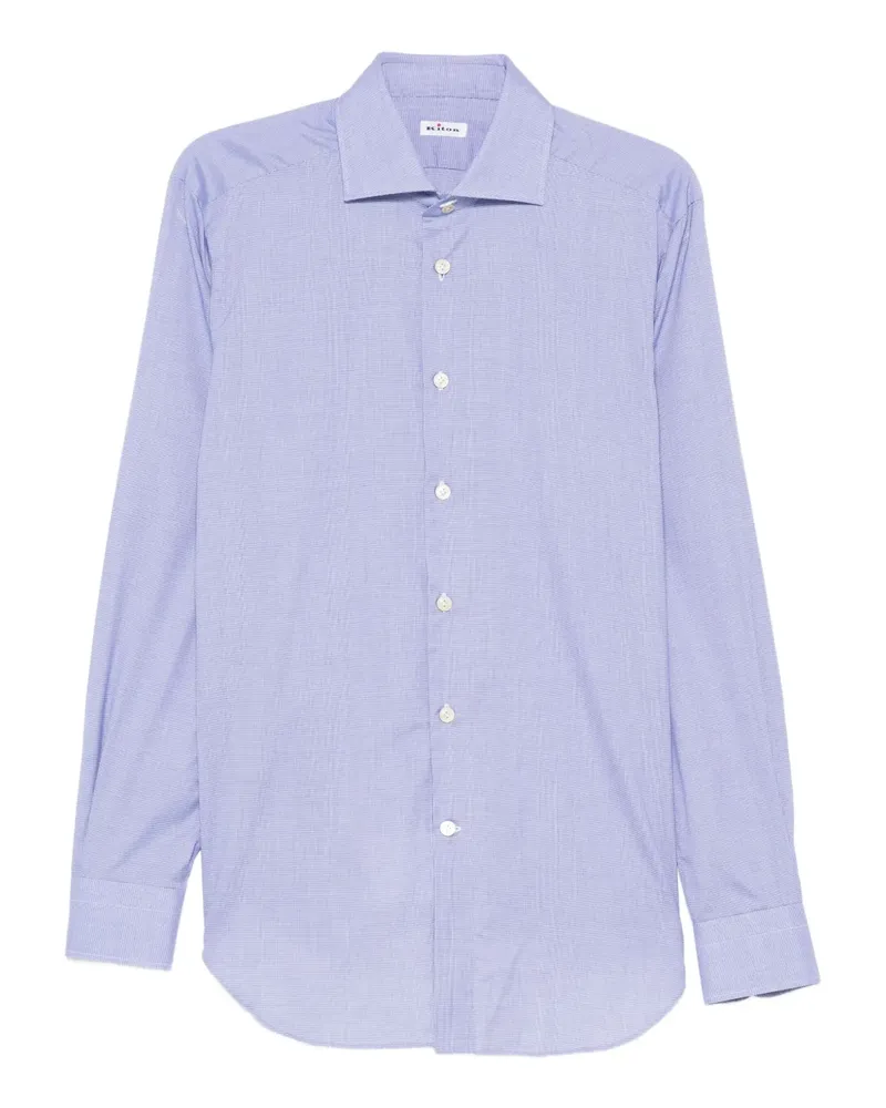 Kiton Geknöpftes Hemd - Blau Blau