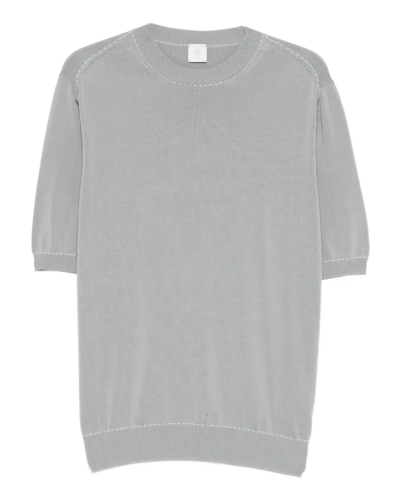 Eleventy T-Shirt mit Rundhalsausschnitt - Blau Blau