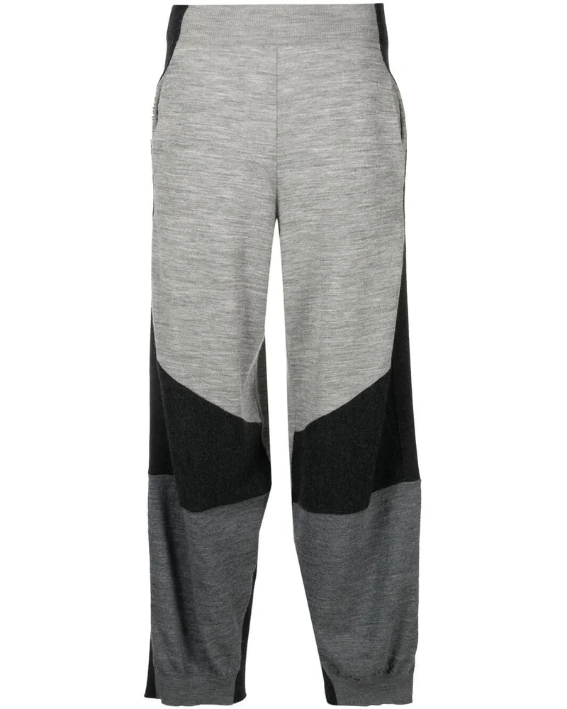 Stella McCartney Hose in Colour-Block-Optik - Grau Grau