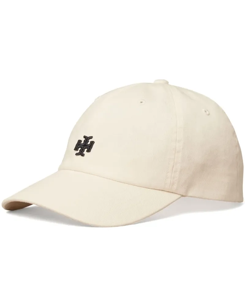 Tory Burch Baseballkappe mit Logo-Stickerei - Nude Nude