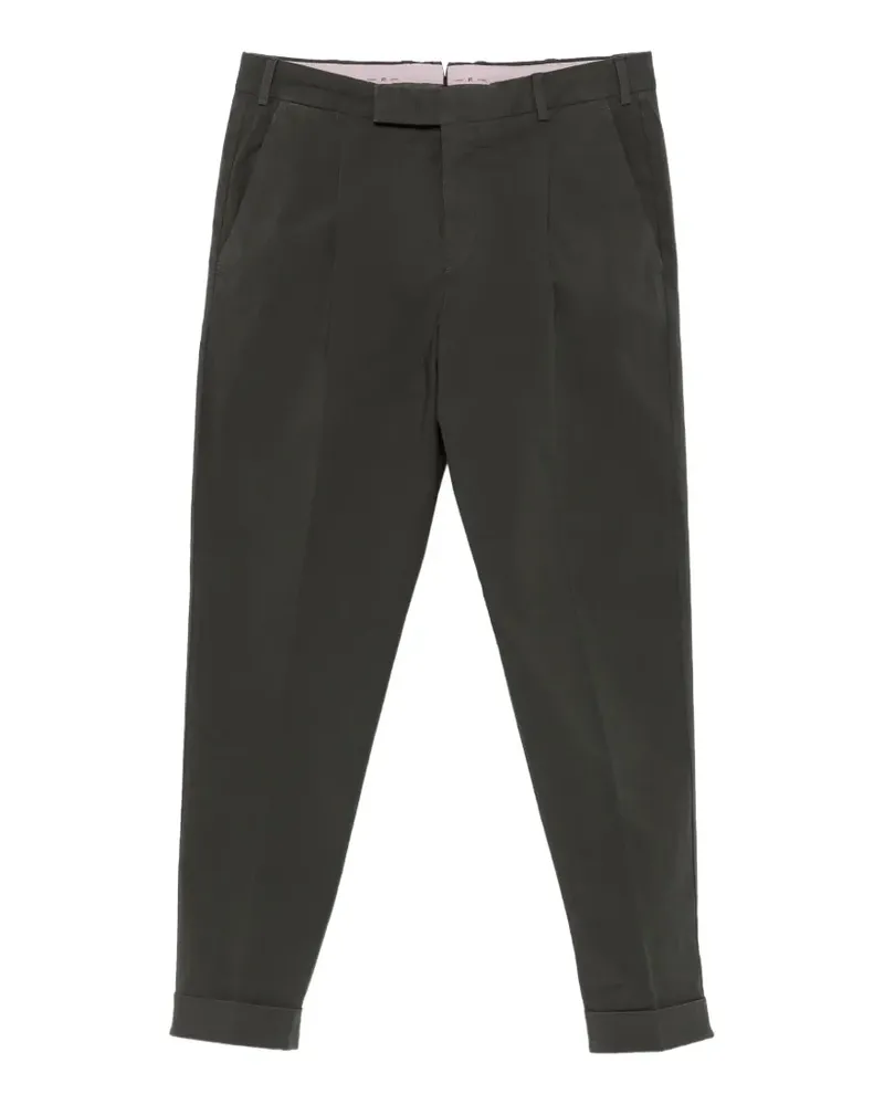 PT TORINO pleated turn-up trousers - Grün Grün
