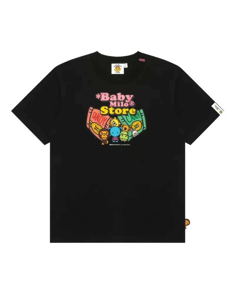 BAPE graphic-print T-shirt - Schwarz Schwarz