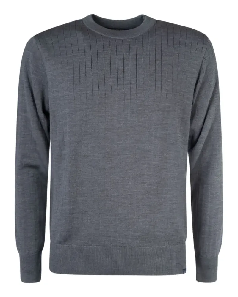 Paul & Shark ribbed crew-neck sweater - Grau Grau