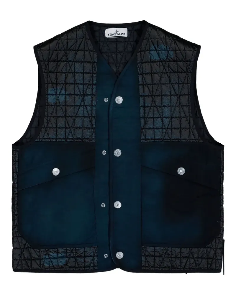Stone Island Reps-TC gilet - Schwarz Schwarz