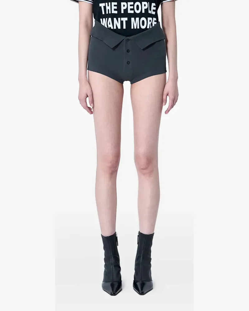 Sia Arnika Shorts mit Knopfverschluss - Grau Grau
