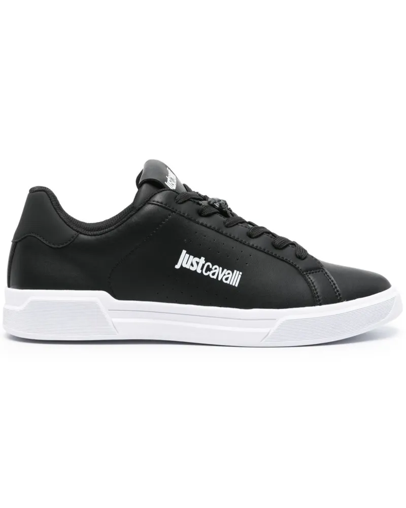 Just Cavalli Sneakers mit Logo-Print - Schwarz Schwarz