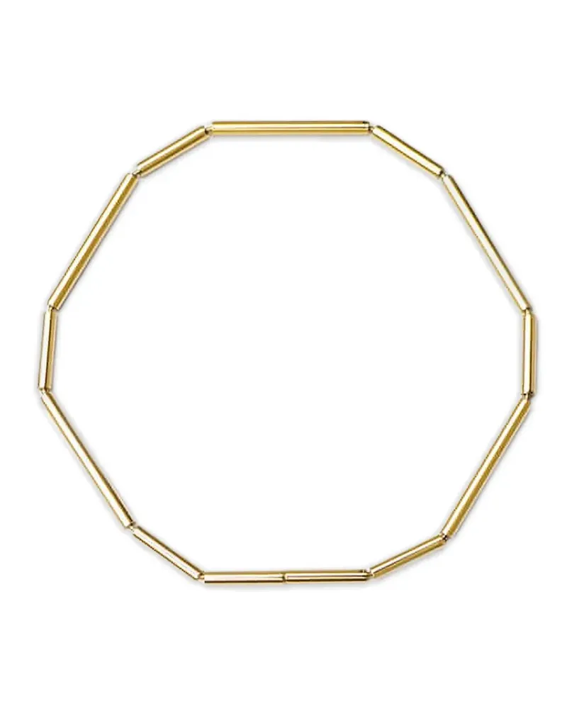 SHIHARA Construction Lines chain-link bracelet - Gold Gold