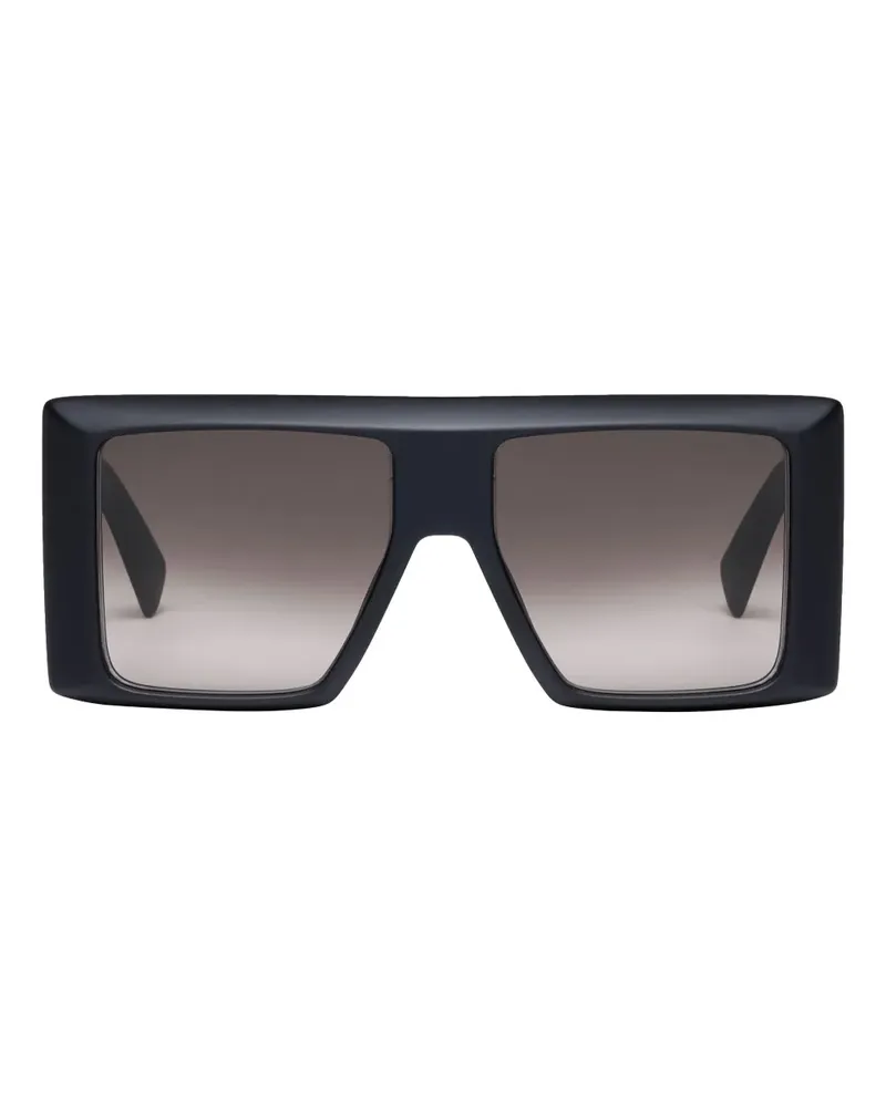 Balmain B-Stage Sonnenbrille mit eckigem Gestell - Schwarz Schwarz