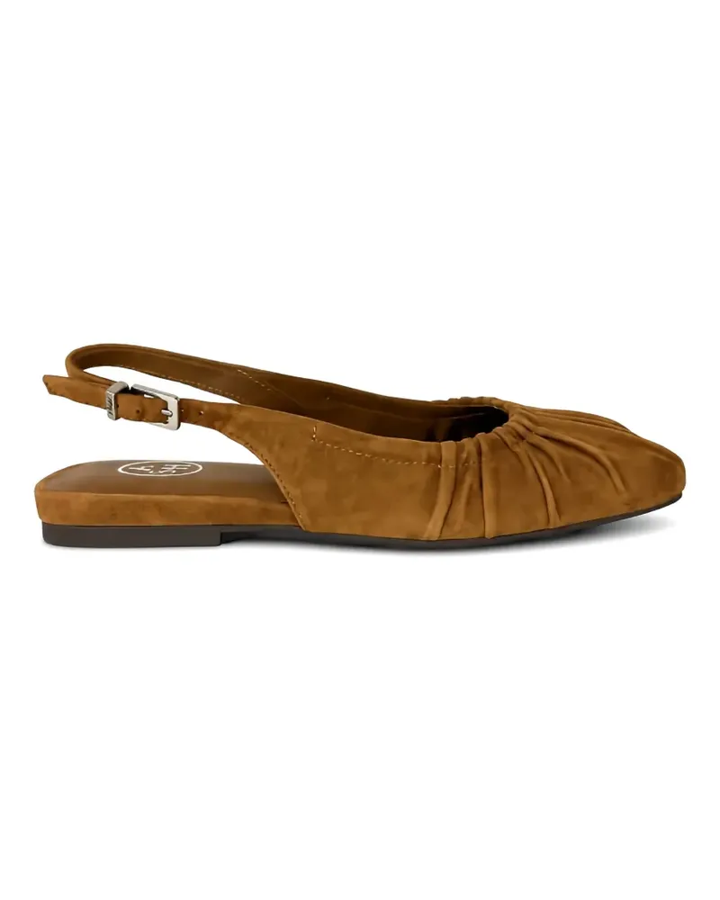 ash Bibi ruched slingback ballet flats - Braun Braun