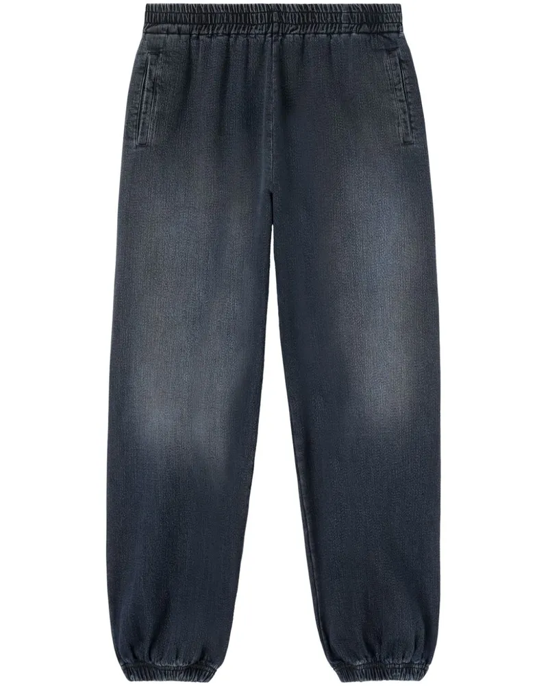 Palm Angels Jeans mit Monogramm-Print - Blau Blau