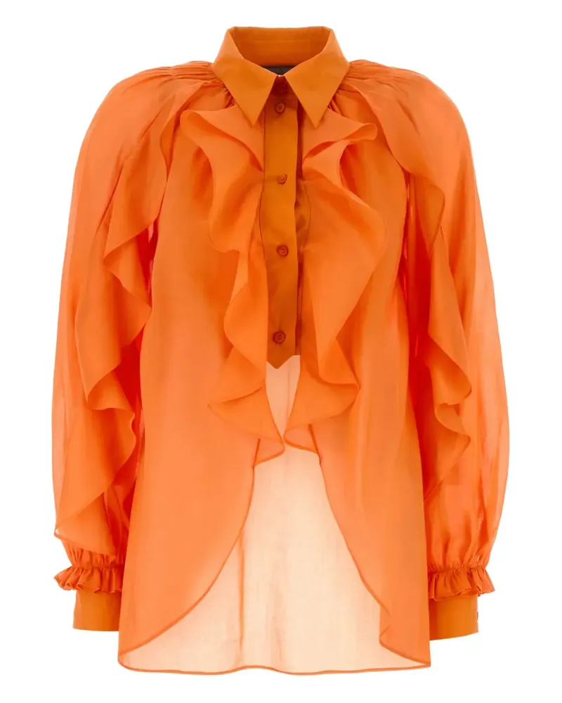 Alberta Ferretti Klassisches Hemd - Orange Orange