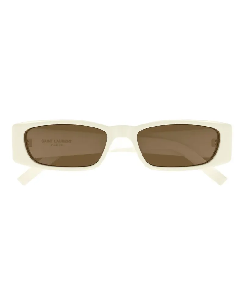Saint Laurent SL 942 Sonnenbrille mit eckigem Gestell - Nude Nude