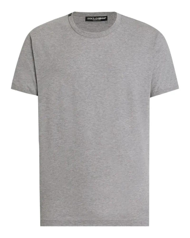 Dolce & Gabbana Meliertes T-Shirt - Grau Grau