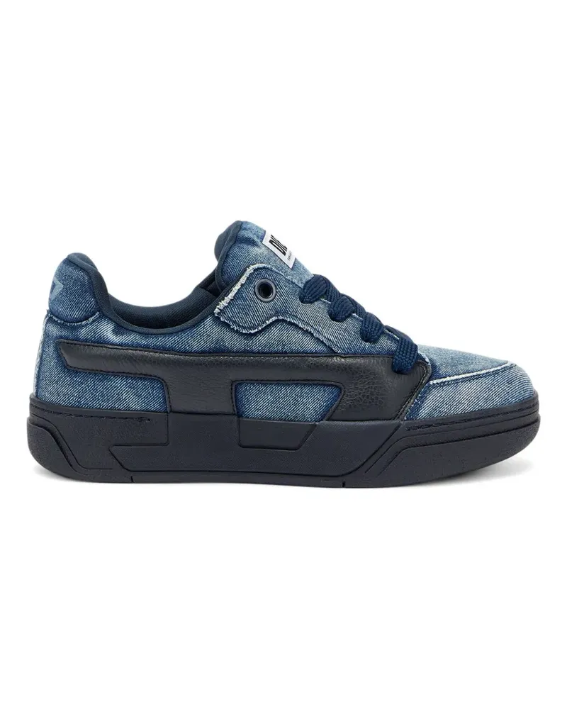 Diesel S-D-Ollie frayed denim sneakers - Blau Blau
