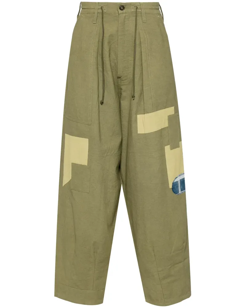 STORY mfg. Hose aus Bio-Baumwolle - Grün Grün