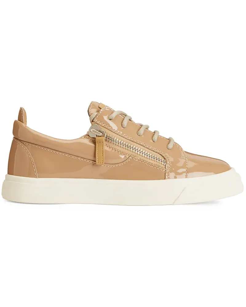 Giuseppe Zanotti Nicki Sneakers aus Lackleder - Nude Nude